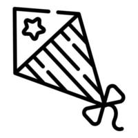 Drachensymbol, Vektordesign Symbol für den Unabhängigkeitstag der USA. vektor