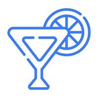 Cocktail, Getränkesymbol, Vektordesign Symbol für den Unabhängigkeitstag der USA. vektor