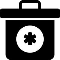 Erste-Hilfe-Box-Symbol, Gesundheitswesen und medizinisches Symbol. vektor