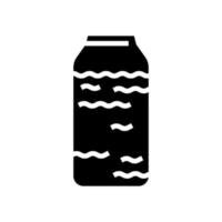 kolostrumflasche glyph symbol vektorillustration vektor