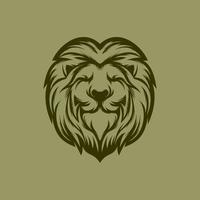 lejonkungen logotyp design vektor mall