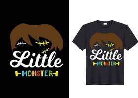 lite monster halloween t-shirt design vektor