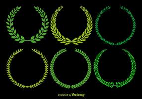 Olive Wreath Vectors