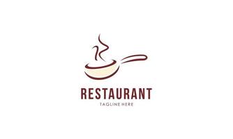 Restaurant-Logo-Design-Vorlage-Vektor vektor