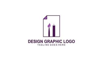 Grafikdesigner und Webdesign-Studio-Tool-Logo vektor