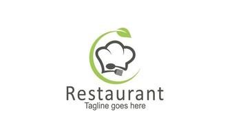 Restaurant-Logo-Design-Vorlage-Vektor vektor