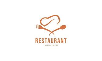 Restaurant-Logo-Design-Vorlage-Vektor vektor