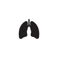 Lungen Symbol Vektor Illustration Template Design