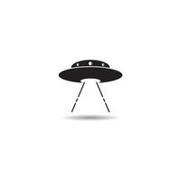 ufo ikon vektor illustration malldesign