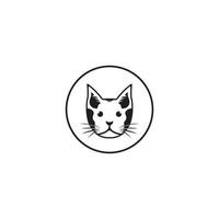 Katze-Logo-Vektor vektor