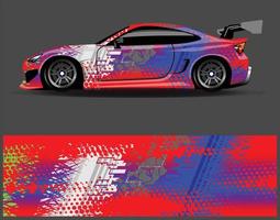 grafik för bil wrap dekal. abstrakt eagle stripe grunge racing och sport bakgrund för racing livery eller daglig användning bil vinyl klistermärke vektor