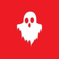 Ghost-Symbol Vektor-Illustration Template-Design vektor