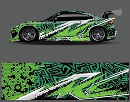 grafik för bil wrap dekal. abstrakt eagle stripe grunge racing och sport bakgrund för racing livery eller daglig användning bil vinyl klistermärke vektor