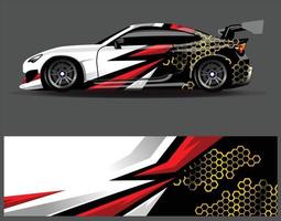 grafisk abstrakt stripe racing bakgrundsdesign för fordonsrallyraceäventyr och bilracinglivery vektor