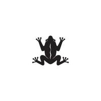 Frosch-Symbol. Vektor-Illustration-Template-Design. vektor