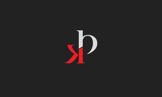 alphabet buchstaben initialen monogramm logo kp, pk, k und p vektor
