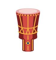 Djembe-Trommelinstrument vektor