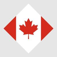 Kanada-Flagge, offizielle Farben. Vektor-Illustration. vektor