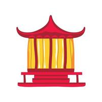 Tecknad japansk pagod vektor