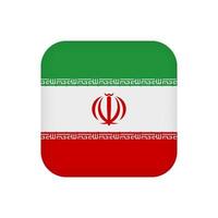 Iran-Flagge, offizielle Farben. Vektor-Illustration. vektor