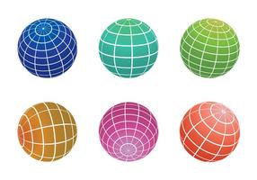 Globe Grid Vektor