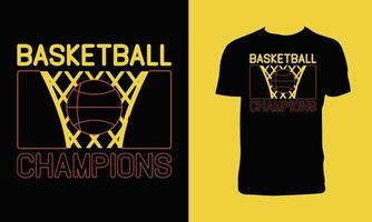 Basketball-T-Shirt-Design vektor