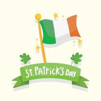 st patricks day irland flagge vektor
