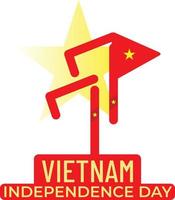 77. unabhängigkeitstag vietnams vektor