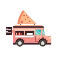 Pizza Food Street Truck vektor