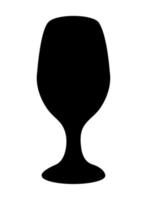 Cup schwarze Silhouette Stil vektor