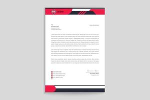 modernes Corporate-Briefkopf-Template-Design vektor