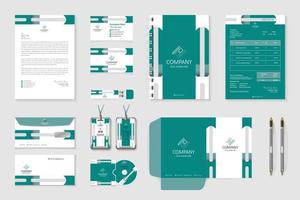 Corporate Business Identity-Briefpapier vektor