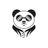 Panda logotyp vektor gratis nedladdning