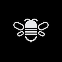 Biene-Logo-Vektor kostenloser Download vektor