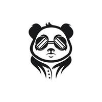 Panda logotyp vektor gratis nedladdning