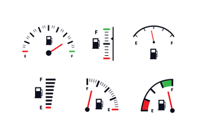 Free Fuel Gauge Icon Vektor