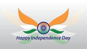 printhappy självständighetsdagen Indien premium vektorillustration vektor