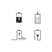 gesetzter Vektor des Batteriesymbols