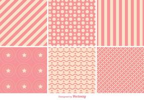 Geometrische rosa Muster Vektoren