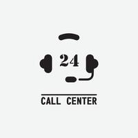 Callcenter-Symbol vektor