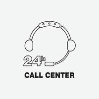 Callcenter-Symbol vektor