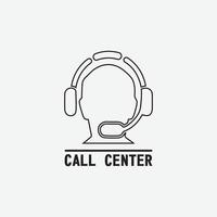 callcenter -ikon vektor