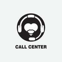 callcenter -ikon vektor