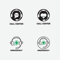 Callcenter-Symbol vektor