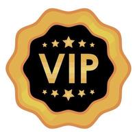 VIP-Rahmen goldener Stempel vektor