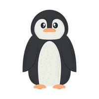 Pinguin-Symbol flach vektor