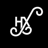 hq brev logotyp design på svart bakgrund. hq kreativa initialer brev logotyp koncept. hq bokstavsdesign. hq vit bokstavsdesign på svart bakgrund. hq, hq logotyp vektor