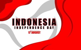 17 augusti. indonesiska självständighetsdagen gratulationskort, banner och logotyp textur bakgrund vektor