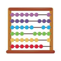 abacus platt ikon vektor