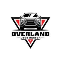 äventyr overland fordon logotyp vektor